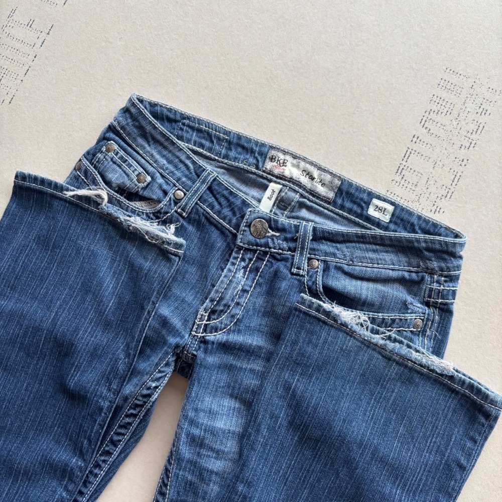 Y2K Low Rise Miss me style BKE Jeans